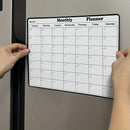 1pieza Imán de refrigerador Pizarra de notas adhesivas, borrable, suave, rectangular, de caucho, con calendario semanal Recordatorio para refrigerador