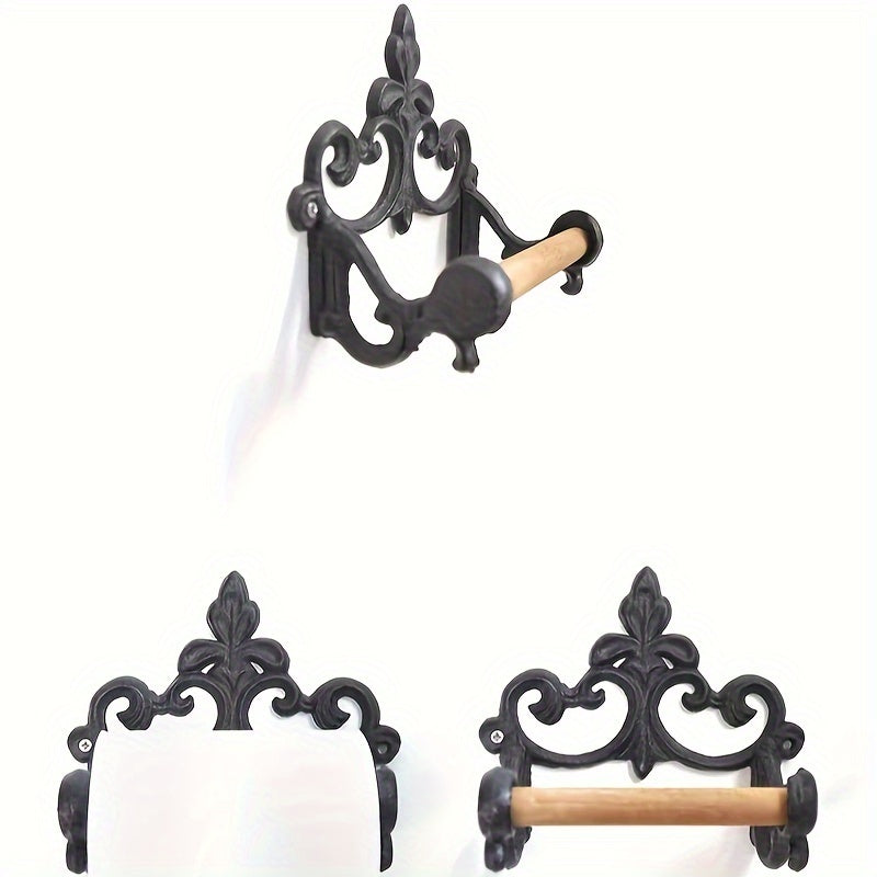 Soporte de Papel Higiénico de Arte Retro Americano para Baño