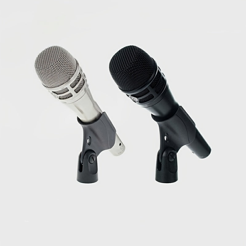 KS-M8 Micrófono dinámico de alta versión de metal plateado, de grado profesional, para canto en escena, vocal, grabación de estudio, actuación, discurso, regalo perfecto para músicos.