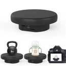 1pc Estilo Clásico de Plataforma Giratoria Eléctrica, Base Giratoria Ajustable de 360 Grados para Fotografía, Joyería, Modelos 3D, Reloj, Pastel - Soporte de Exhibición Rotativo Motorizado con Alimentación USB