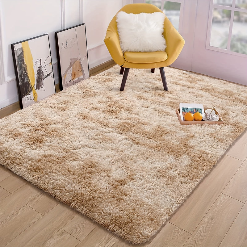 Alfombra Peluda de Felpa Inclusiva del Cielo 1pz - Ultra Suave 100% Poliéster, Base Antideslizante, Ligera y Fácil de Limpiar, Múltiples Tamaños hasta 2.16m² para Sala de Estar, Dormitorio, Decoración de Sala de Juegos, Alfombras para Salón