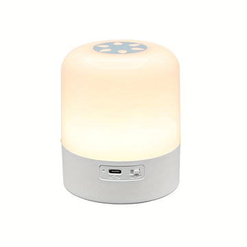Luz de noche universal moderna, luz táctil ajustable con batería de litio recargable, luz de mesa de pie para dormitorio, alimentada por USB, material de plástico, acabado cepillado