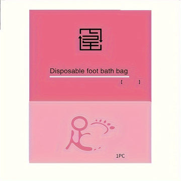 Bolsa de Baño para Pies Desechable Bolsa de Baño para Pies Bolsa de Plástico Bañera para Pies Relajante Barril de Madera Bolsa de Barril Engrosada Película de Barril Empaque Independiente Adecuado para el Hogar, Viajes, Uso de Baño de Pies
