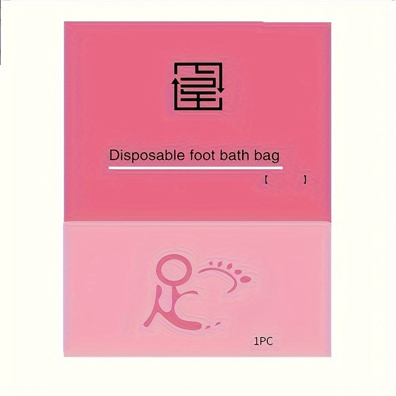 Bolsa de Baño para Pies Desechable Bolsa de Baño para Pies Bolsa de Plástico Bañera para Pies Relajante Barril de Madera Bolsa de Barril Engrosada Película de Barril Empaque Independiente Adecuado para el Hogar, Viajes, Uso de Baño de Pies