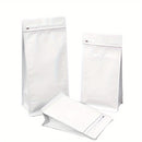 100pcs Bolsas de Café Autoadhesivas a Prueba de Fugas con Válvula Unidireccional - Perfectas para Almacenamiento de Granos, Frutos Secos, Frutas Secas y Té