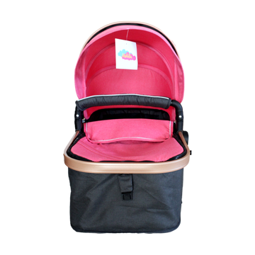 COCHE MOISES MILAN 1 BEBESITOS ROSADO