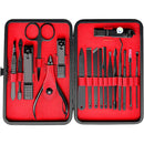 Set Manicure Pedicura 18 Piezas Cortaúñas Estuche Portátil JD018