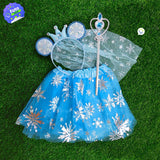 Disfraz Princesa Helada Accesorios Halloween Niñas Fiesta de Disfraces OF-701