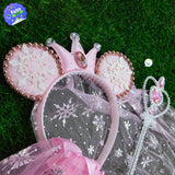 Disfraz Princesa Helada Accesorios Halloween Niñas Fiesta de Disfraces OF-701