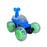 Carro Loco de Juguete Giratorio Control Remoto Luces y Sonido 9802M-9