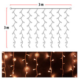 Luces Cascada 3X3 Metros 320 LED Navidad Interior Exterior 3X3-320L