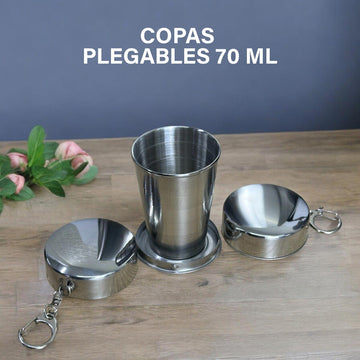 Whiskera 48 OZ Copas y Cuchillo Táctico Con Estuche De Cuero MR-21