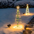 Árbol de Navidad Para Jardín Panel Solar Espiral C2015