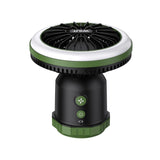 Mini Ventilador Para Camping Recargable Con Luz Led B19