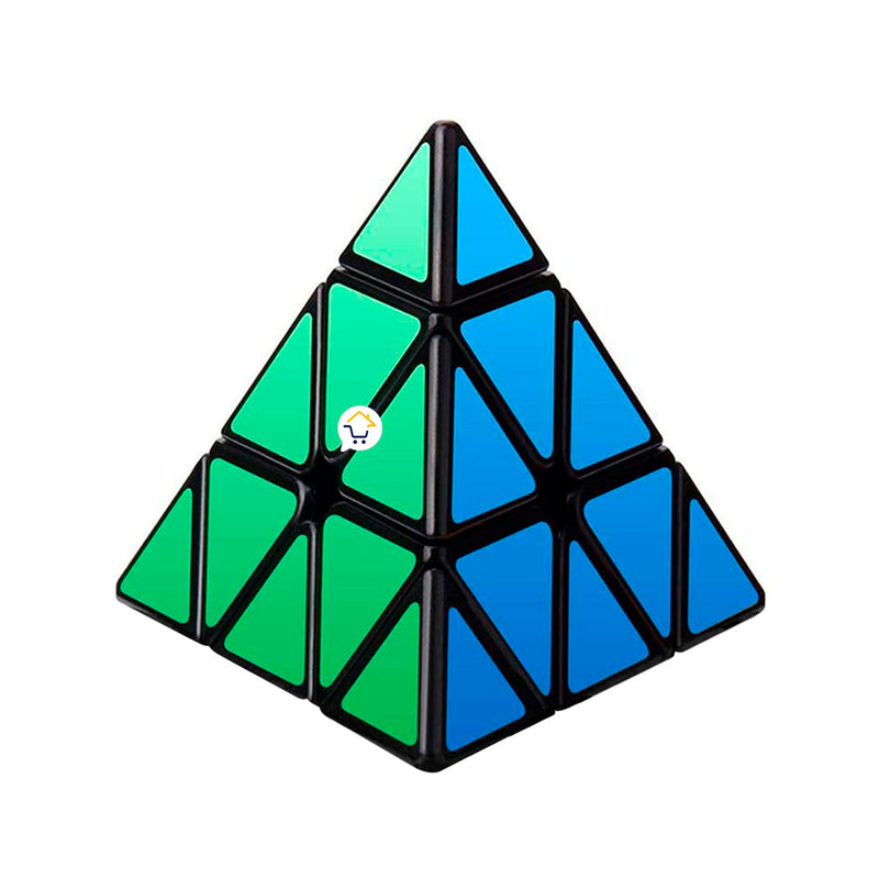 Cubo Rubik Pirámide Fibra Carbono Rompecabezas Mágico 594