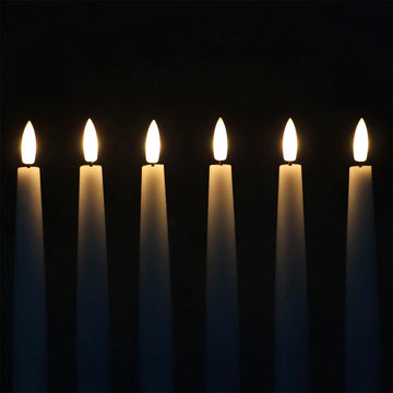 Vela Larga LED x2 Decorativa Efecto Real 830-33