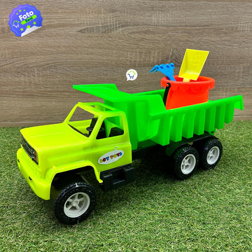 Camión Volqueta Construcción Volco Con bloques Armables Niños PF550B