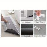 Alfombra de baño antideslizante de diatomeas, suave y altamente absorbente, secado rápido, ideal para baños, cocinas y lavanderías. Lavable a máquina, sin olores, sin necesidad de energía, alfombrilla superabsorbente antiadherente