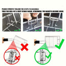 Cesta de freír cuadrada de metal plegable con asa - Ideal para papas fritas, nuggets de pollo y snacks | Cernidor de cocina duradero para freidoras y vaporeras | Perfecto para entusiastas de la cocina, cesta de freír para freidoras