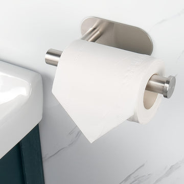 [Acero Inoxidable Negro Portarrollos] Portarrollos de Pared de Acero Inoxidable Negro - Estante de Almacenamiento de Película Adhesiva, Portarrollos de Papel Higiénico, Portaservilletas, Accesorio de Baño