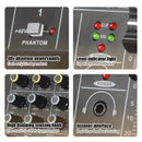 Mezclador de Audio Profesional LX01 | Multicanal con Alimentación USB | Consola Negra en Aleación con Pantalla Digital y Controles Individuales para Canales | Ideal para Transmisiones, Karaoke y Estudios Caseros | Diseño Compacto con Reproductor de MP3 |