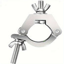 Abrazadera de Acoplamiento Giratoria para Truss de Iluminación DJ para Tubo Doble de 30mm-35mm, Abrazadera de Tubo de Doble Cabeza de Liberación Rápida con Anillos de Compensación, Aluminio - Ideal para Equipos de Iluminación y Escenario
