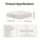 Tuya Zigbee 3.0 Mini Smart Home Hub Gateway - Puente de malla WiFi multimodo, compatible con Alexa y Google Assistant, alimentado por USB, sin pantalla, para automatización de oficinas y hogares - Blanco
