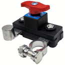 Interruptor de desconexión principal de la batería - Interruptor de desconexión principal de aluminio puro negativo, 12-24V, Interruptor de desconexión avanzado para una gestión eficiente de la batería.