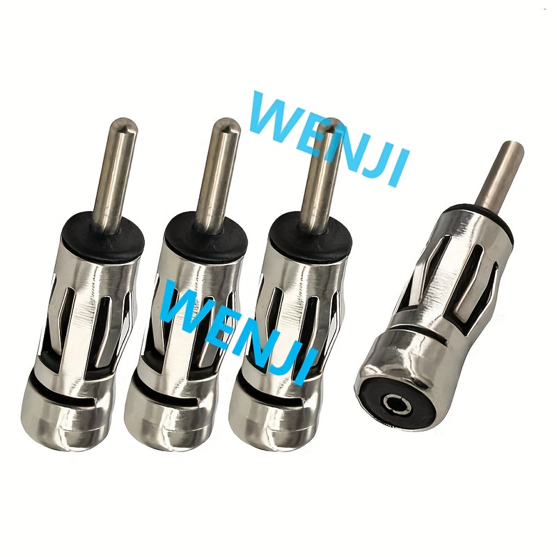 4 Piezas de Conector de Antena para Auto de Alta Calidad, Conector Doble Ala, Cabeza de Conversión para Antena de Radio y Navegación