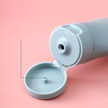 Juego de 3 botellas de viaje para cosméticos, dispensadoras de champú, gel de baño, loción y limpiador, portátiles, rellenables, a prueba de fugas y fáciles de exprimir, sin presión