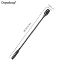 Microfono Dinámico Profesional con Cable XLR de 16 Pulgadas DEPUSHENG - Metal Negro, Rotación de 360° y Ángulo Ajustable, Reducción de Ruido, Flexible para Mezcladores de Audio, Canto, Podcasting y Transmisión en Vivo
