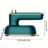 Máquina de planchado portátil miniatura mejorada - Plancha de vapor mano con diseño plegable, rotación de 180°, sin batería necesaria, 110V, vaporizador de viaje, construcción compacta y duradera para delicados y artículos pequeños, máquina de planchado