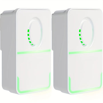 Purificador de aire de iones negativos portátil y silencioso - Elimina polvo, polen, pelo de mascotas y olores desagradables | Diseño seguro y duradero para uso en hogar y oficina | Ideal para dormitorio | Plástico blanco