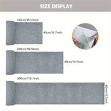 Alfombra antideslizante con acolchado para escaleras y pisos - Lavable a máquina, poliéster tejido, respaldo de PVC, sólido y rayado, pelo bajo, Navidad y Halloween, hecha a máquina - 60.96x182.88cm / 60.96x365.76cm Opciones