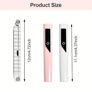 Linterna LED Profesional para Uñas, Luz de Curado de Esmalte en Gel Recargable USB con Pantalla LCD y Temporizador 60 Seg/90 Seg - Herramientas y Equipo para Arte de Uñas