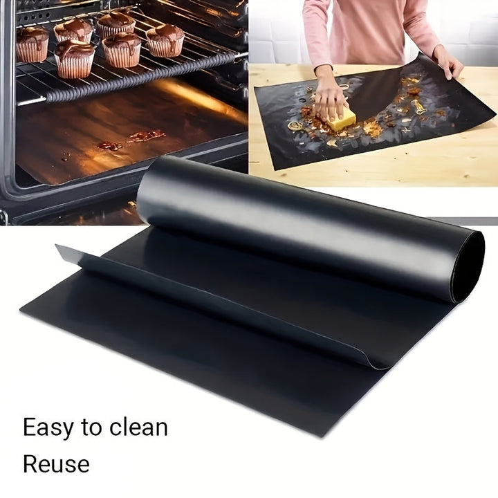 2 piezas de Revestimientos para Horno Antiadherentes Extra Gruesos de 33.02*39.98 cm - Alfombrillas Fáciles de Limpiar para Uso en Restaurantes con Eléctrico, Gas y Parrilla