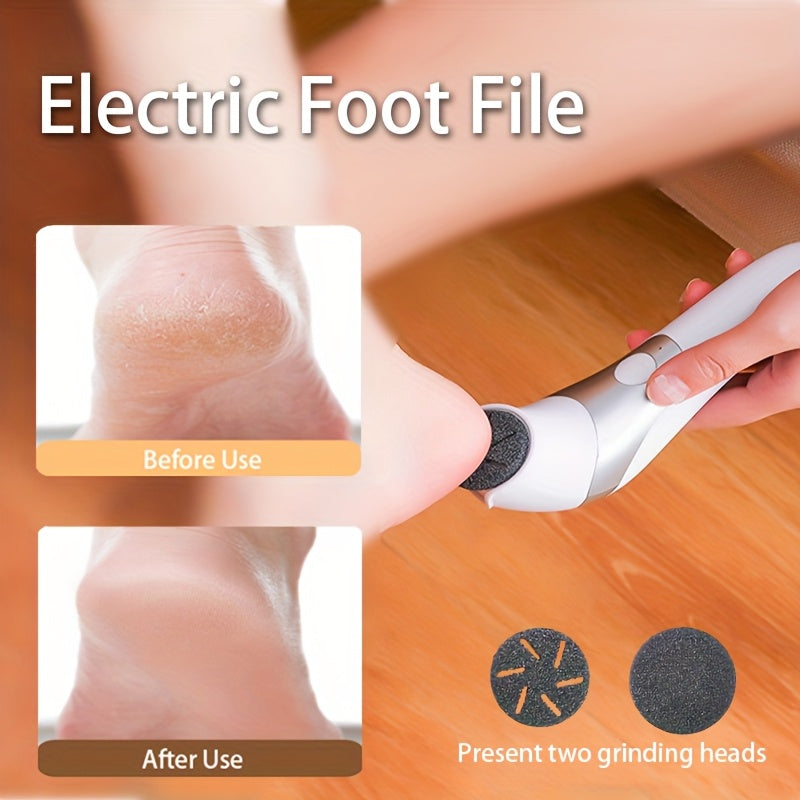 Limpiador de Pies Eléctrico Recargable - Juego Profesional Impermeable para Pedicura, Herramienta Portátil para Cuidado del Pie, Regalo Perfecto para el Día del Padre