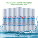 1Micron, 5Micron Filtro PP, Filtro Universal de 10 Pulgadas para Encima de la Lavadora, Filtro de Calidad del Agua, Malla de Filtración de Sedimentos y Oxidación, Accesorios de Deshidratador No Eléctrico