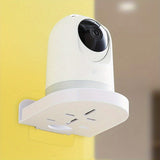 1 pza. Estante flotante transparente para monitor adhesivo para cámaras de seguridad y monitores para bebés - Estante de pared sin taladrar para decoración de oficina/hogar/estantes de almacenamiento de servicios públicos de baño