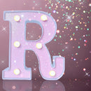 1pc Luces LED de letras, Alfabeto brillante y signo iluminado numérico, Regalo de luz nocturna para cumpleaños, boda, decoración de fiesta de Navidad