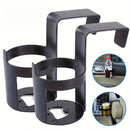 2/1 piezas, soporte para tazas de coche para asiento trasero, soporte para tazas de coche con gancho de ventana, soporte para almacenamiento de bebidas colgante, soporte para almacenamiento de botellas de agua de camión