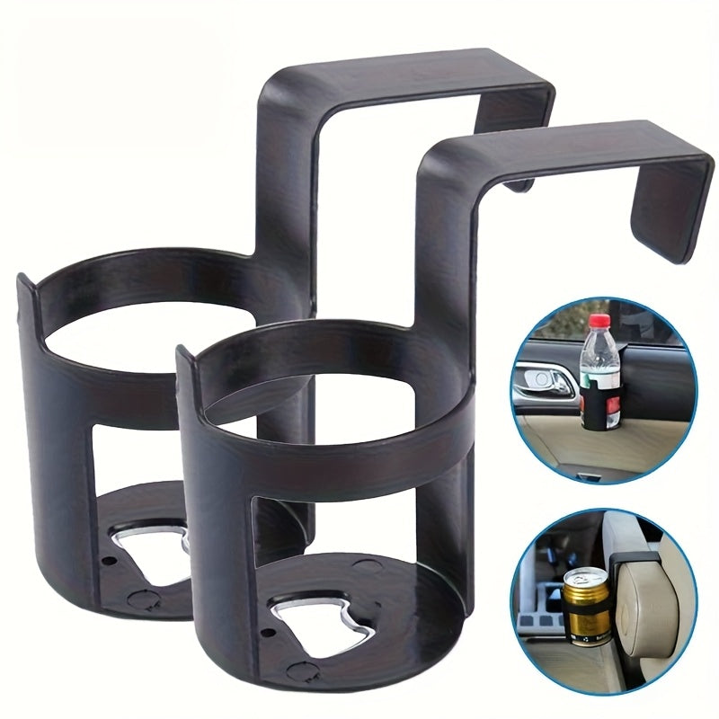 2/1 piezas, soporte para tazas de coche para asiento trasero, soporte para tazas de coche con gancho de ventana, soporte para almacenamiento de bebidas colgante, soporte para almacenamiento de botellas de agua de camión