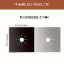 2/4 Pack Teflón Flame Guard Protector de Estufa de Gas, Alfombrilla de Cocina Reutilizable Antiadherente de Limpieza Rápida, 26,92cm x 26,92cm Accesorio de Cocina Sin Cargo para Restaurante