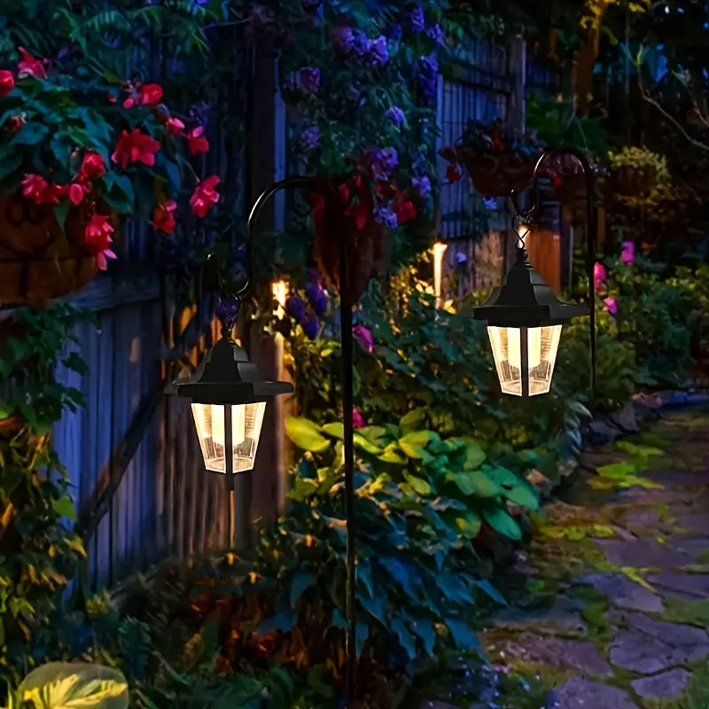 2 piezas de luces solares para pasillos, luces LED para caminos solares, luces de paisaje para exteriores para jardín, césped, camino, patio