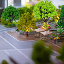 60 árboles modelo de 1.3 a 10.92 cm, árboles mixtos para paisajes de tren, árboles arquitectónicos y árboles artificiales para manualidades DIY, maquetas y paisajes verdes naturales