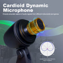 Microfono para Batería AY-A2 de Calidad Sonora Potente para Actuaciones Musicales y Grabación en Estudio, Micrófono Dinámico Profesional con Conector XLR