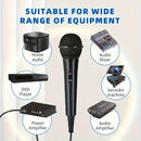 Microfono dinámico con cable, , adecuado para KTV, teclado electrónico, amplificador de guitarra, mezclador y computadora - conexión universal 6.35mm/0.25 pulgadas
