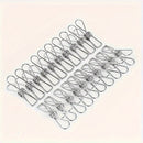 Pinza de Ropa de Acero Inoxidable Sólida, Clip para Pantalones, Clip Multiusos para el Hogar, Clip para Secar Ropa, Clip para Calcetines, Clip para Bolsas de Snacks, Clip de Sellado Simple, Clip para Cuerda, Pinzas para Ropa