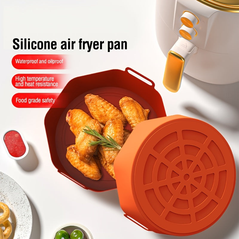 Revestimiento de Silicona para Freidora de Aire - Apto para Alimentos, Accesorio Reutilizable para Cesta para Cocinar de Manera Más Saludable, Accesorios para Freidora de Aire