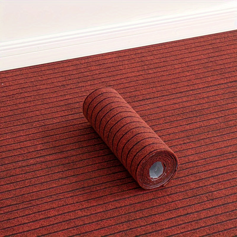 Rollo de alfombrilla autoadhesiva, disponible en 5 tamaños diferentes, se puede cortar libremente para proyectos DIY, adecuado para uso doméstico, comercial, baños, alfombras de puerta, alfombras de escaleras y alfombras para mascotas, versión de 5 mm de